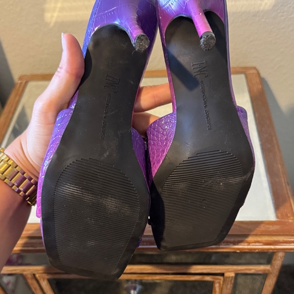 INC International Concepts Women's Vibrant Purple Heels - Picture 3 of 4